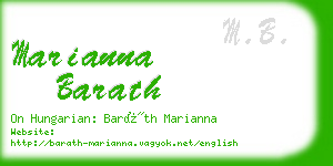 marianna barath business card